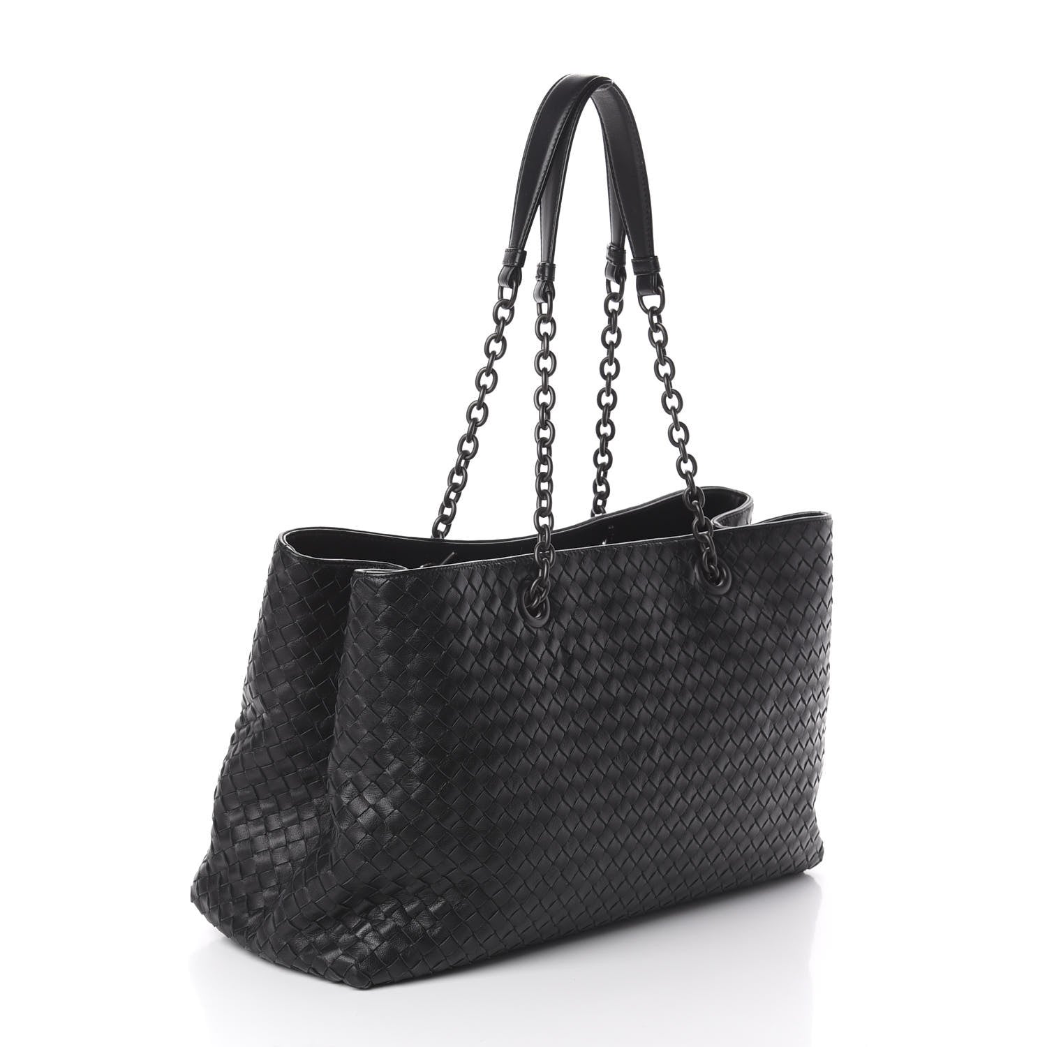 Bottega Veneta Nappa Intrecciato Large Tote Black 2 of 8