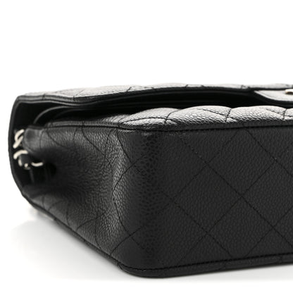 Chanel Caviar Quilted Medium Double Flap Black 9 of 10