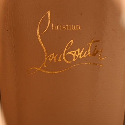 Christian Louboutin Liege Pepite Specchio So Full Kate 100 Ankle Boots 39 Gold Multicolor 5 of 10
