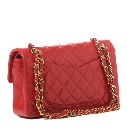 Chanel Lambskin Quilted Small Double Flap Red 3 of 10