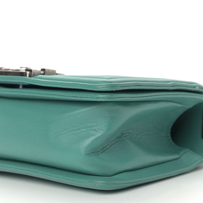 Chanel Galuchat Stingray Small Boy Flap Turquoise 9 of 10