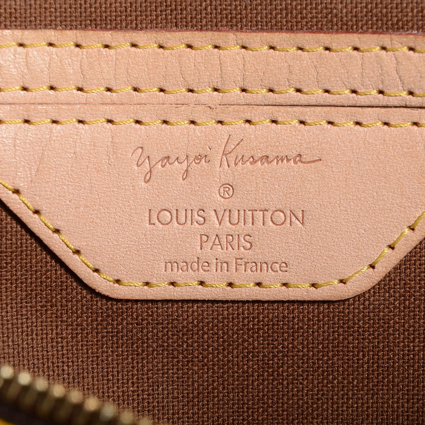 Monogram Kusama Town Speedy 30 Yellow