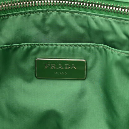 Prada Tessuto Nylon Floral Print Tote Pink 6 of 9
