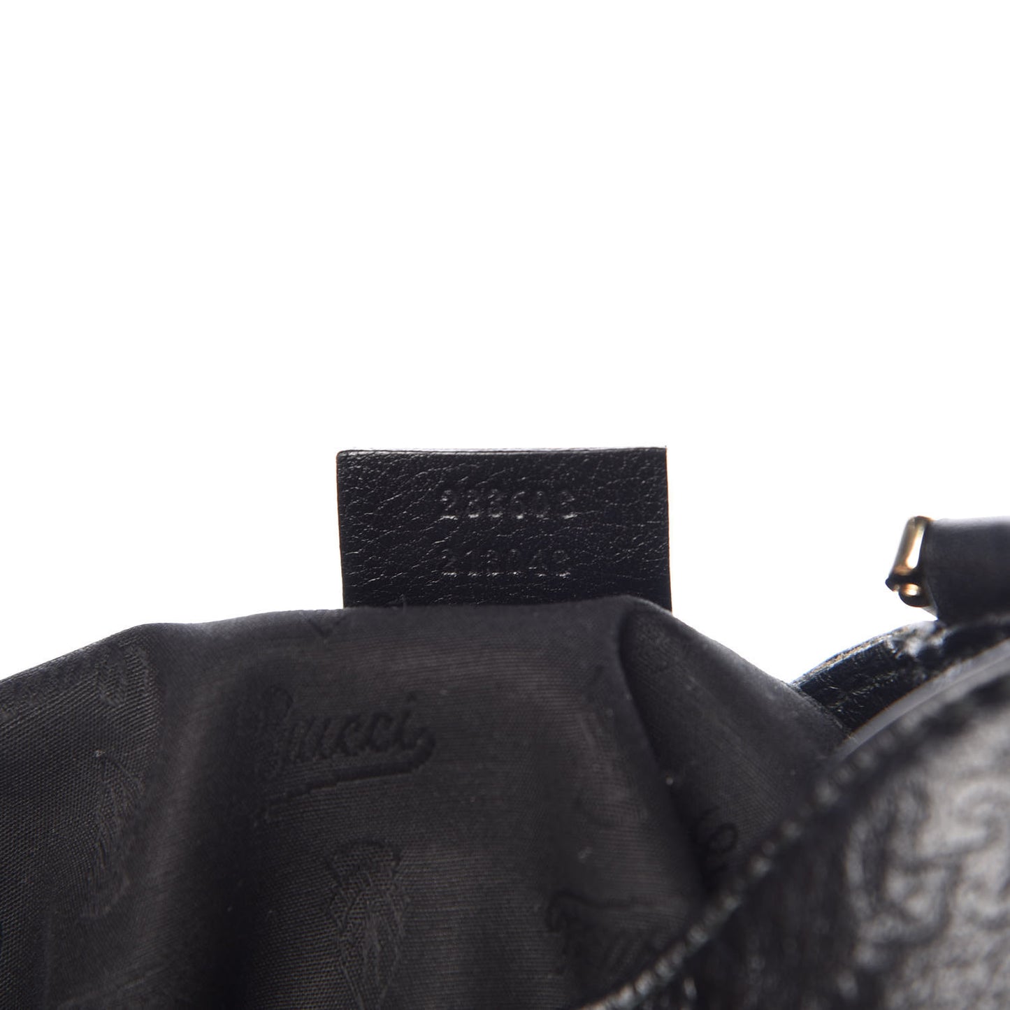 Guccissima Medium New Ladies Web Hobo Black