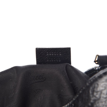 Gucci Guccissima Medium New Ladies Web Hobo Black 9 of 9