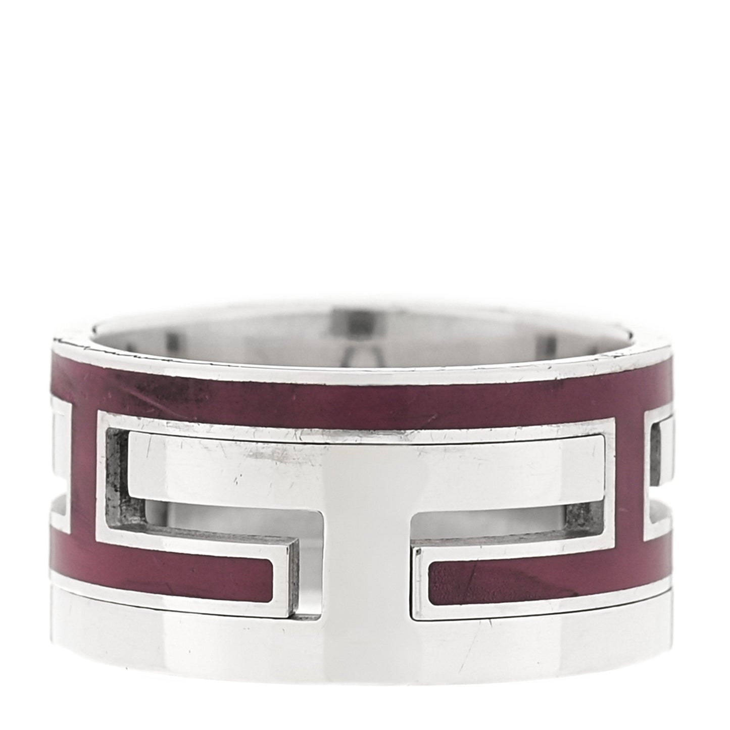 Sterling Silver Enamel Arcane Move H Ring 51 5.75 Rose