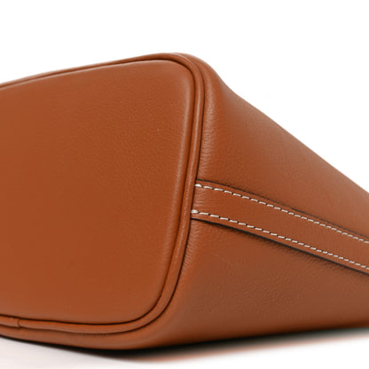 Louis Vuitton Calfskin Lock and Walk Bucket Cognac 9 of 9