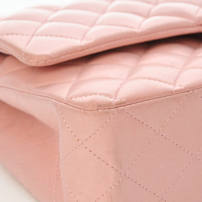 Chanel Lambskin Quilted Medium Double Flap Light Pink 12 of 14