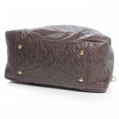 Louis Vuitton Python Embossed Monogram Artsy MM Gris 4 of 7