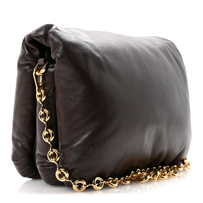 Loewe Lambskin Goya Puffer Bag Dark Chocolate 3 of 10
