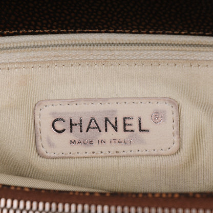 Chanel Caviar Timeless CC Shopping Tote Bronze 6 of 8