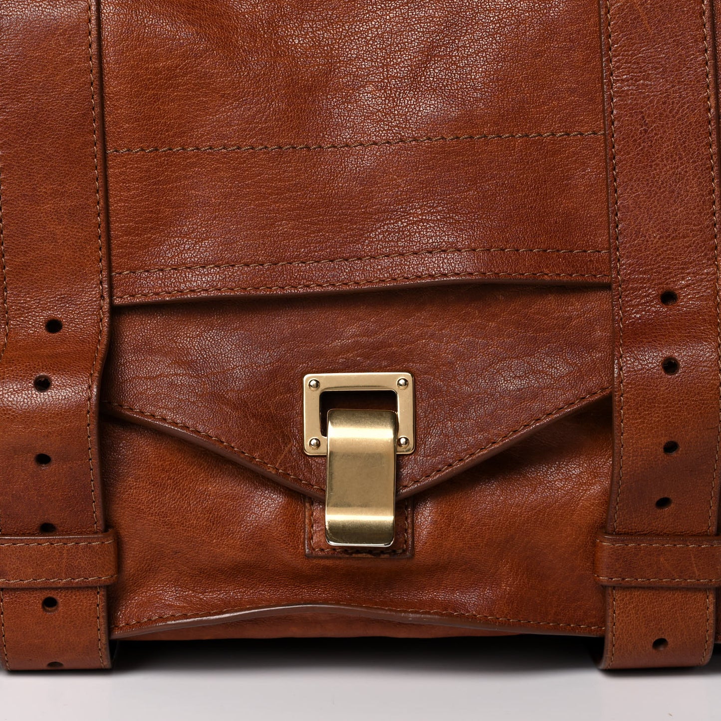 Lambskin Large PS1 Satchel Saddle