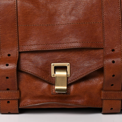 Proenza Schouler Lambskin Large PS1 Satchel Saddle 7 of 13