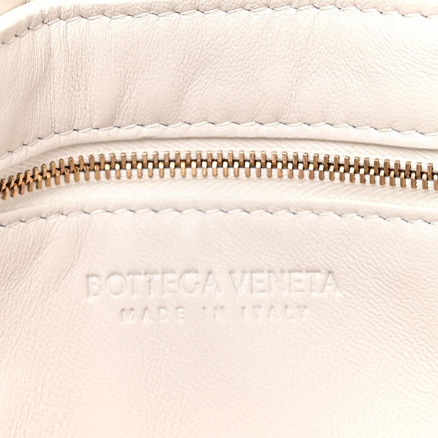 Nappa Maxi Intreccio Padded Cassette Crossbody Bag Chalk