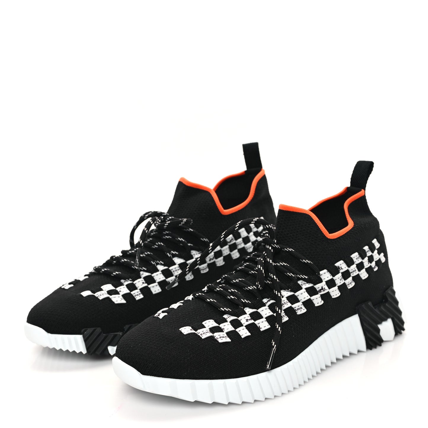 Knit Womens Flex Bolduc Sneakers 38 Black White