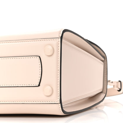 Salvatore Ferragamo Smooth Calfskin Woven Small Boxyz Bone 9 of 9