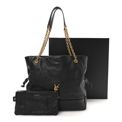 Saint Laurent Lambskin Small Jamie Shopping Tote Black 12 of 12