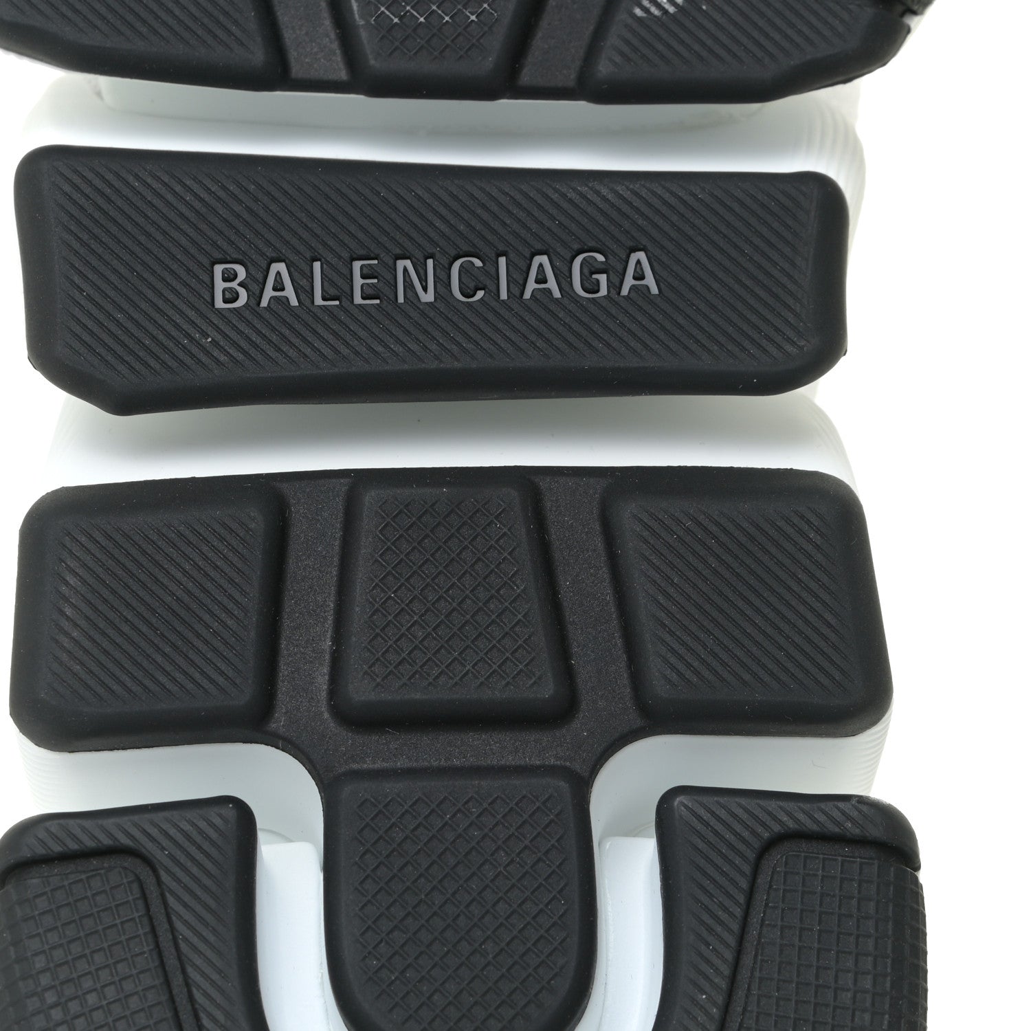 Balenciaga Technical 3D Recycled Knit Striped Womens Speed 2.0 Sneakers 38 White Multicolor 9 of 13
