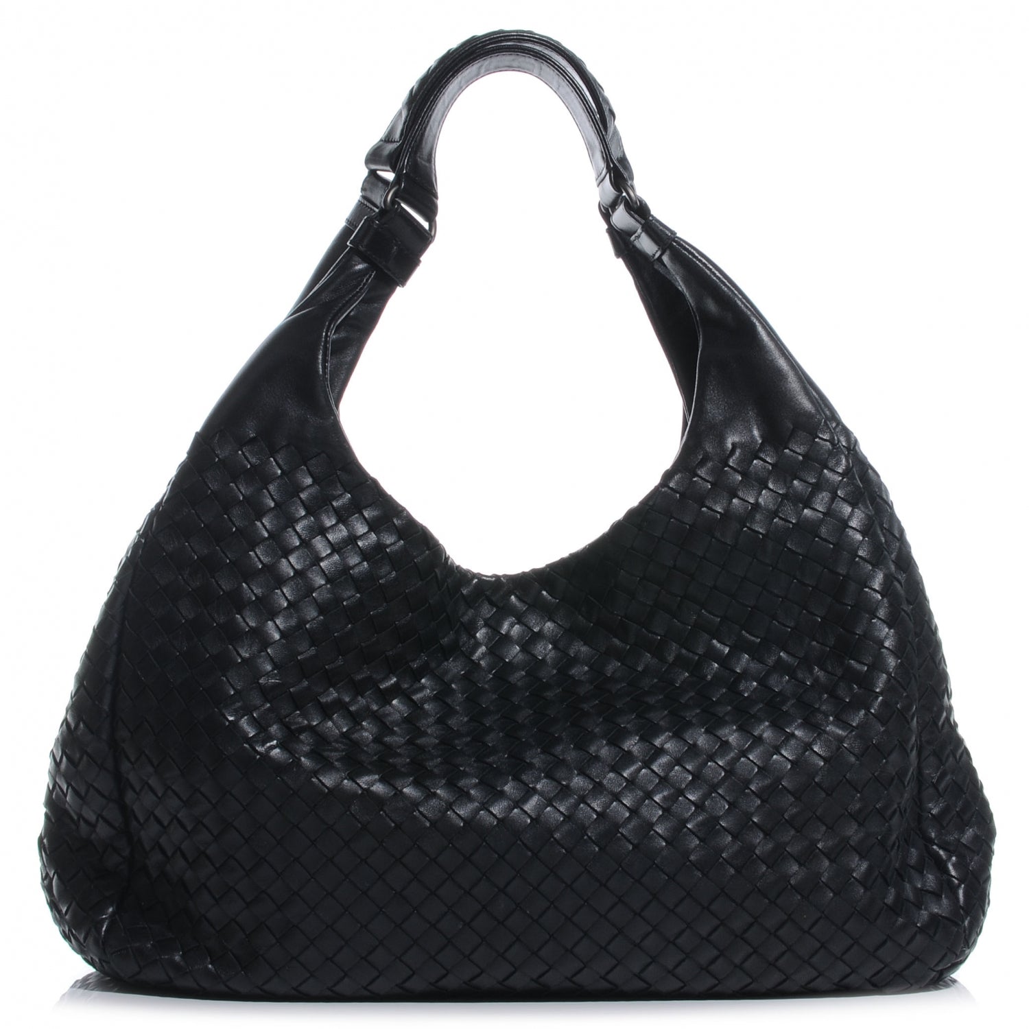 Bottega Veneta Intrecciato Nappa Campana Nero Black 1 of 8