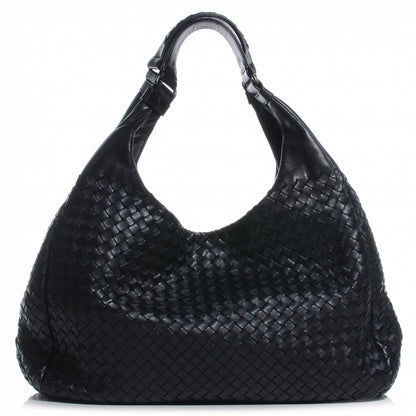 Bottega Veneta Intrecciato Nappa Campana Nero Black 1 of 8