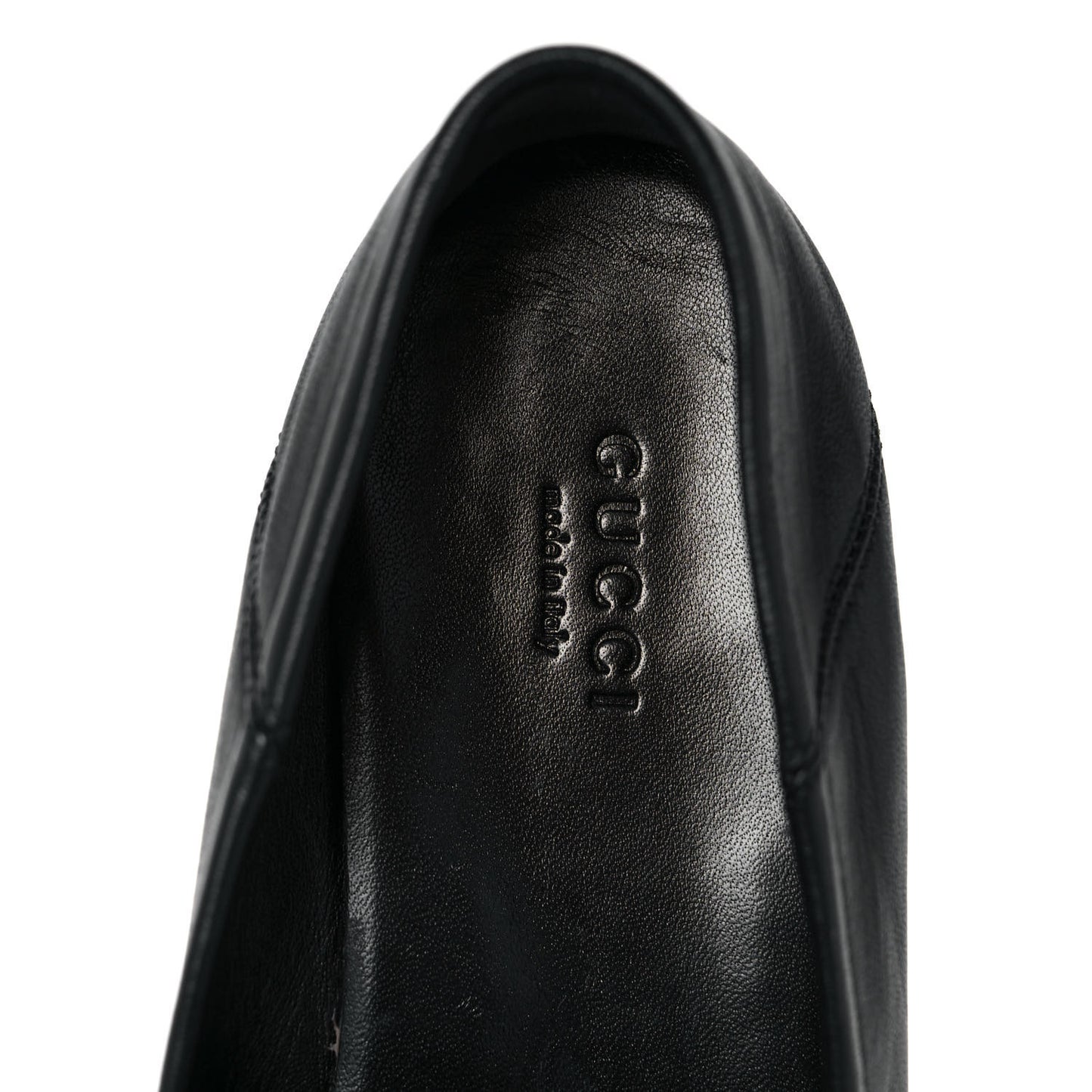 Lambskin Womens Brixton Horsebit Loafers 38 Black