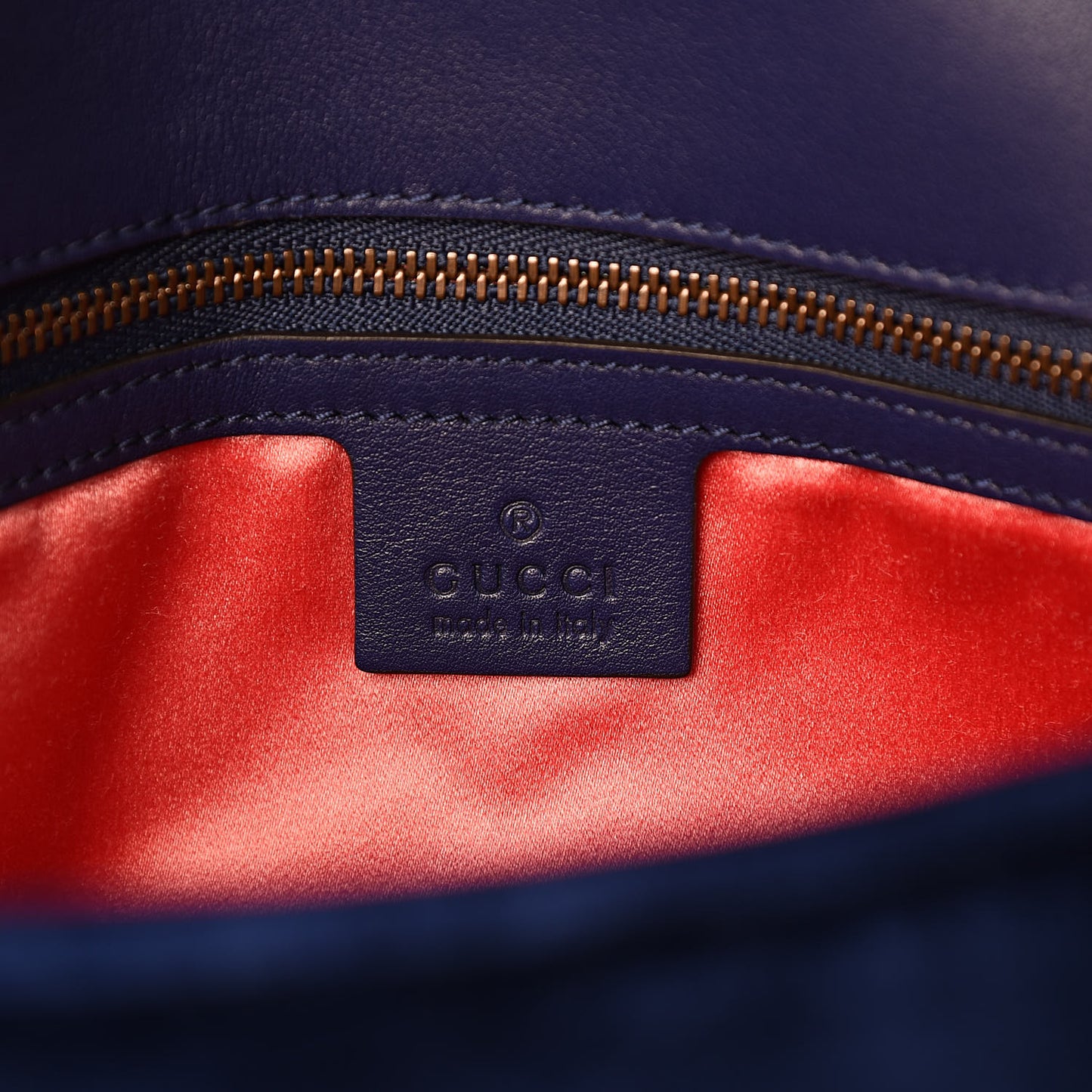 Velvet Matelasse Medium GG Marmont Shoulder Bag Cobalt Blue
