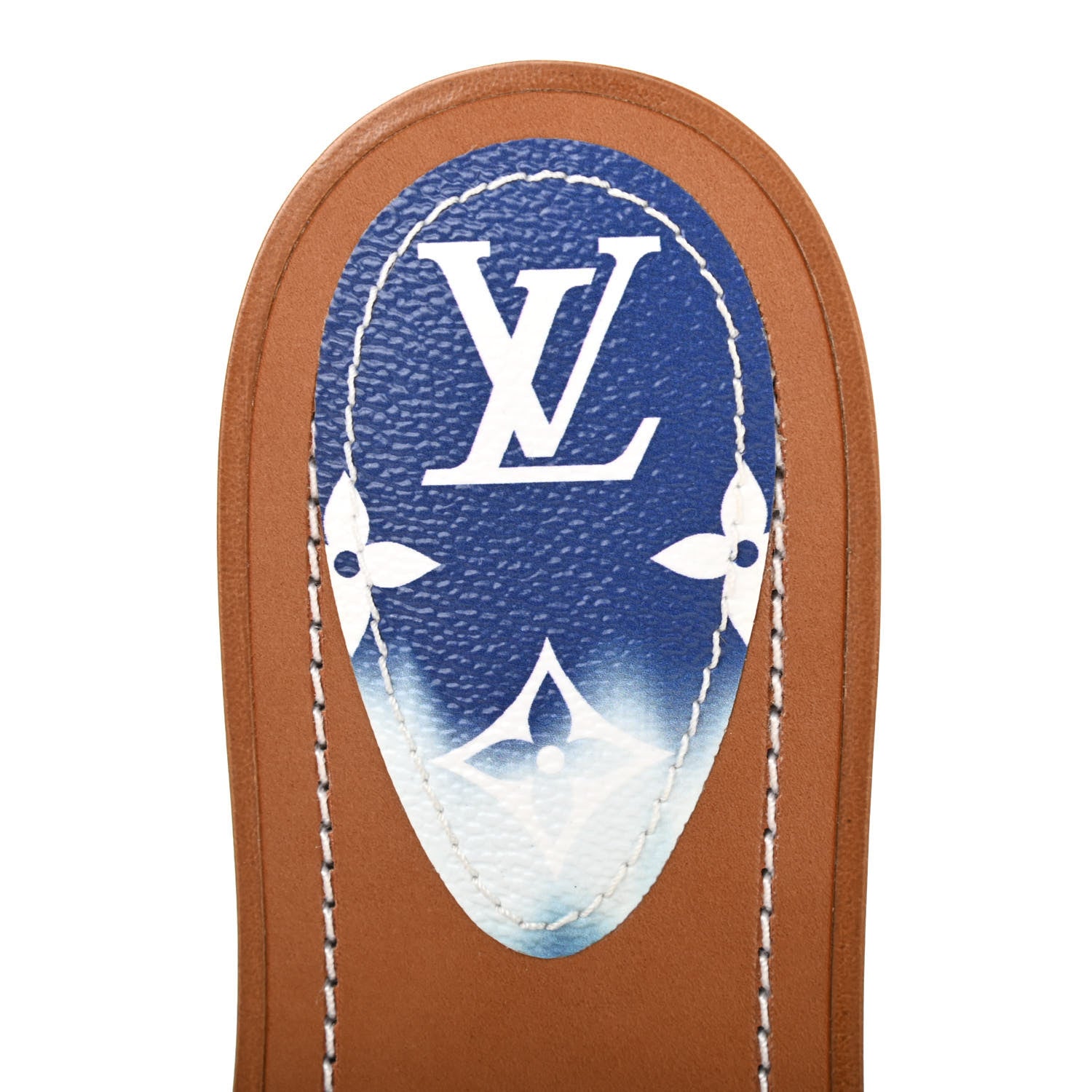 Louis Vuitton Monogram Escale Lock It Flat Mule 39 Blue 6 of 8