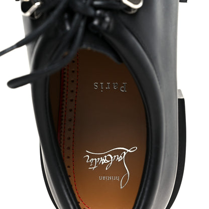 Christian Louboutin Calfskin Our Pabelito Mens Leather Derby 43.5 Black 7 of 9