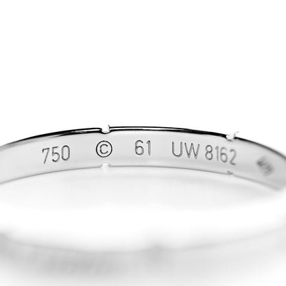 Cartier 18K White Gold 2.5mm Maillon Panthere Wedding Band Ring 61 9.5 4 of 5