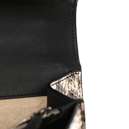 Gucci GG Supreme Monogram Snakeskin Flower Embroidered Medium Dionysus Shoulder Bag Beige Orange 12 of 12