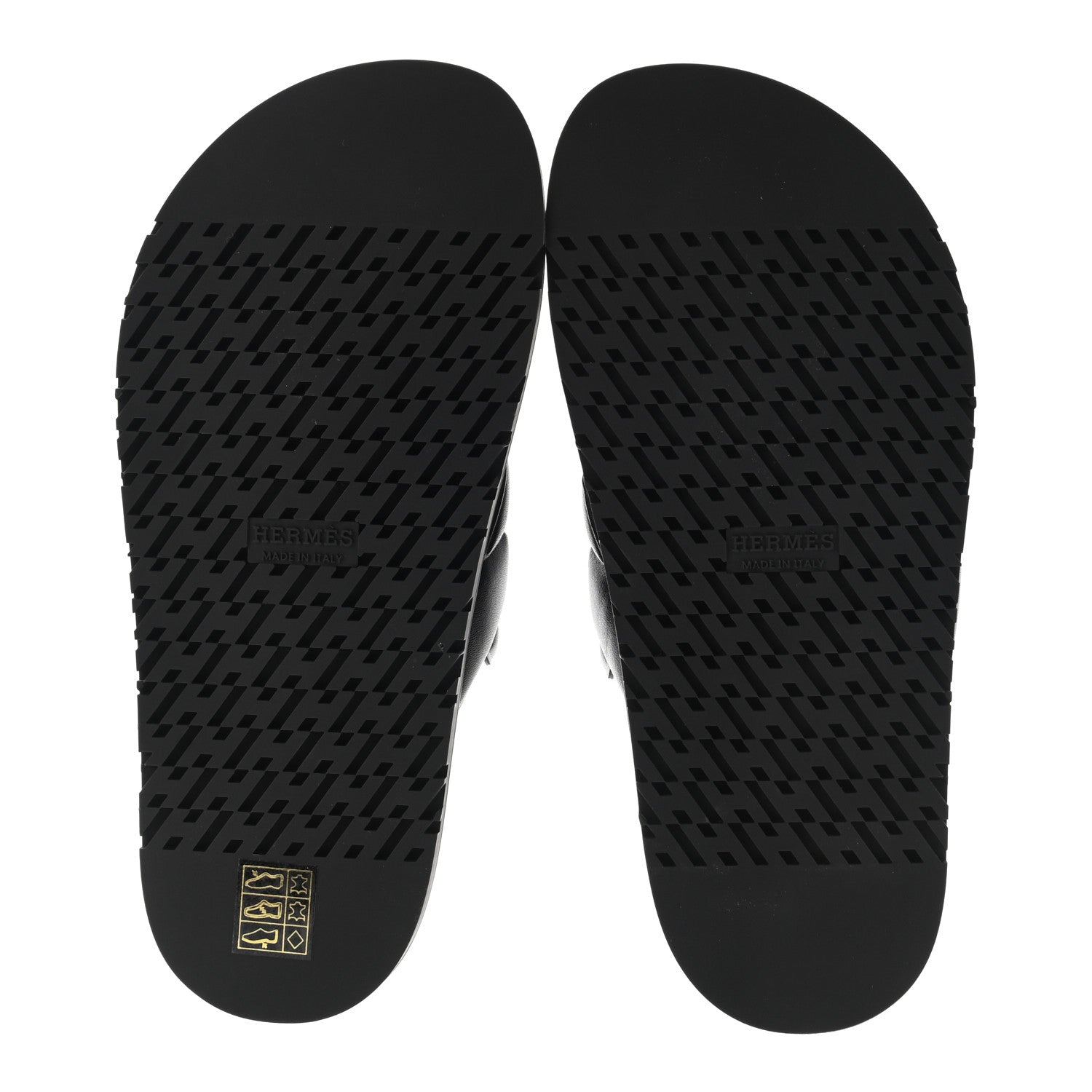 Hermes Nappa Extra Sandals 36.5 Black 7 of 8