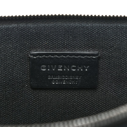 Givenchy Calfskin Bambi Print Medium Cosmetic Pouch Black 6 of 8