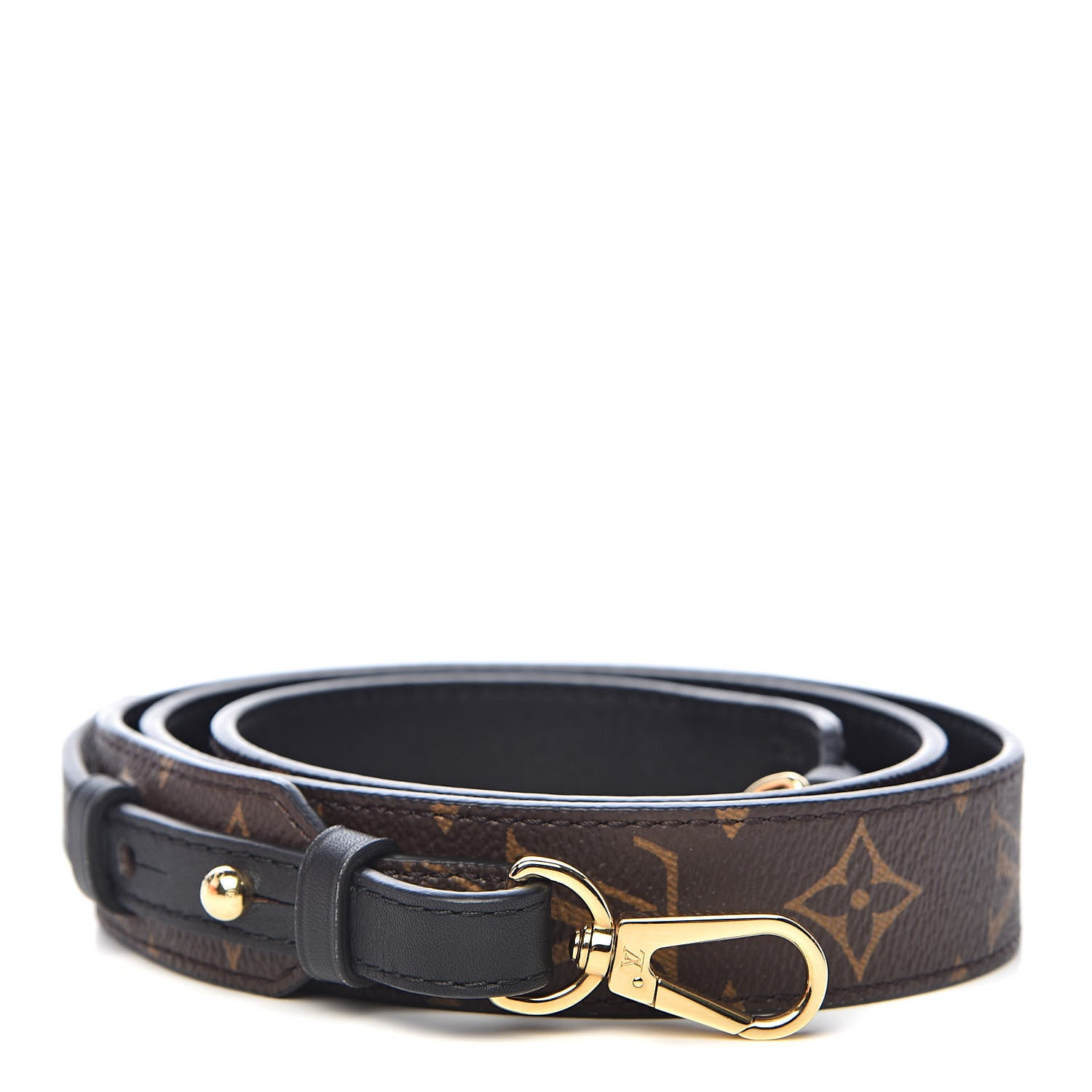 Louis Vuitton Monogram Bandouliere Shoulder Strap XL Black 1 of 5