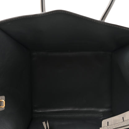 Celine Crocodile Embossed Nubuck Medium Phantom Luggage Grey 5 of 11