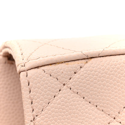 Chanel Caviar Quilted Mini Clutch With Chain Light Beige 12 of 14