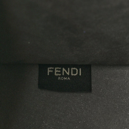 Fendi Vitello Cher Logo Embossed Medium Go To Shopper Tote Black 6 of 8