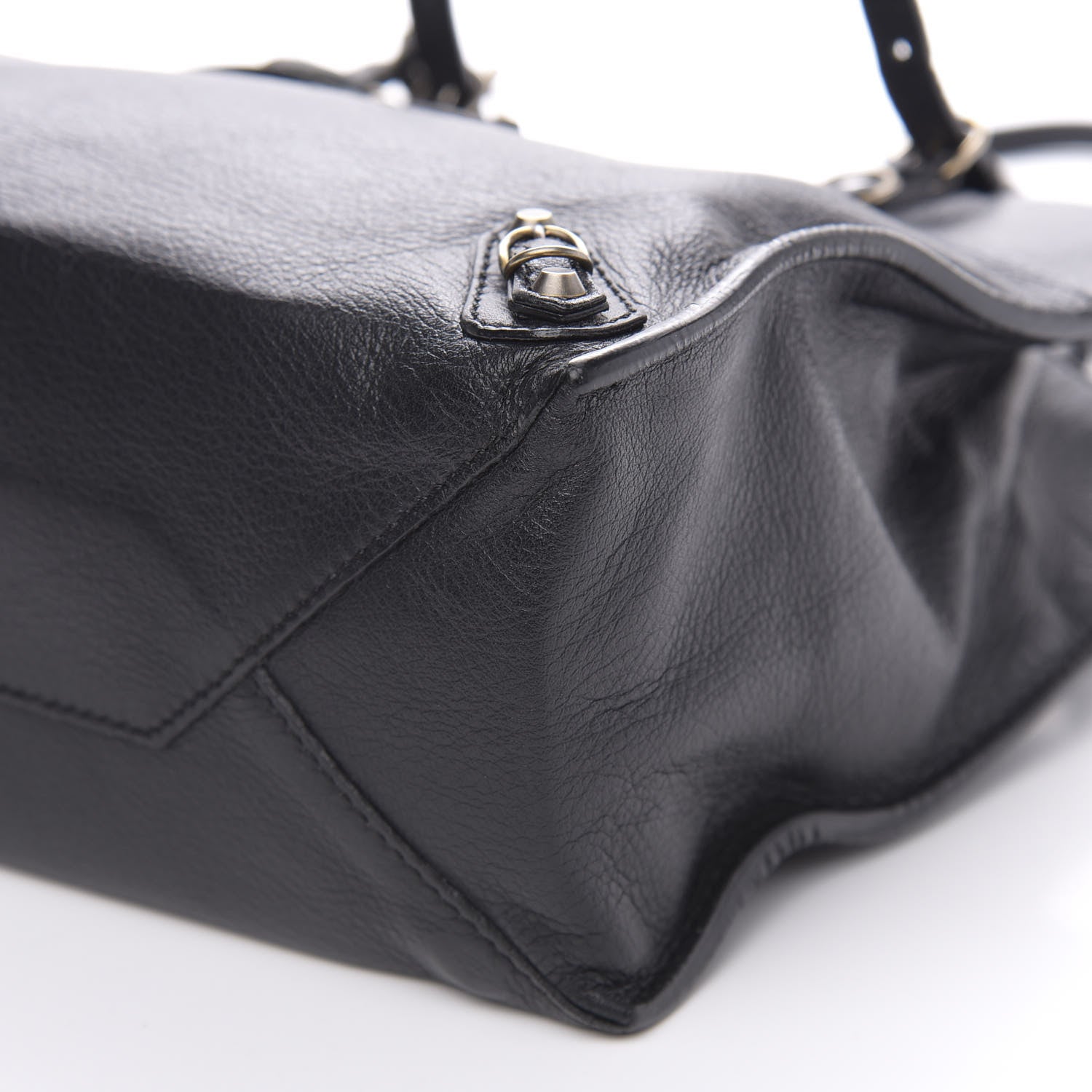 Balenciaga Calfskin Papier Mini A4 Tote Black 9 of 13