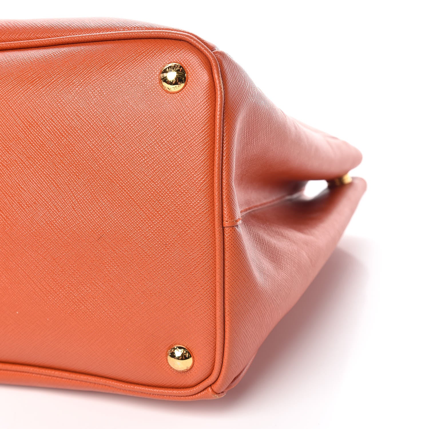 Prada Saffiano Lux Large Tote Papaya 9 of 11