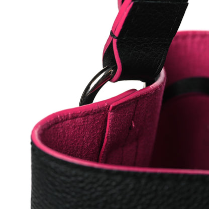 Louis Vuitton Calfskin Lockme Bucket Black 11 of 11