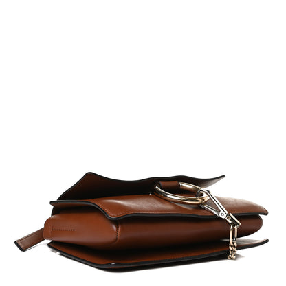 Chloe Suede Calfskin Small Faye Shoulder Bag Tobacco 4 of 16
