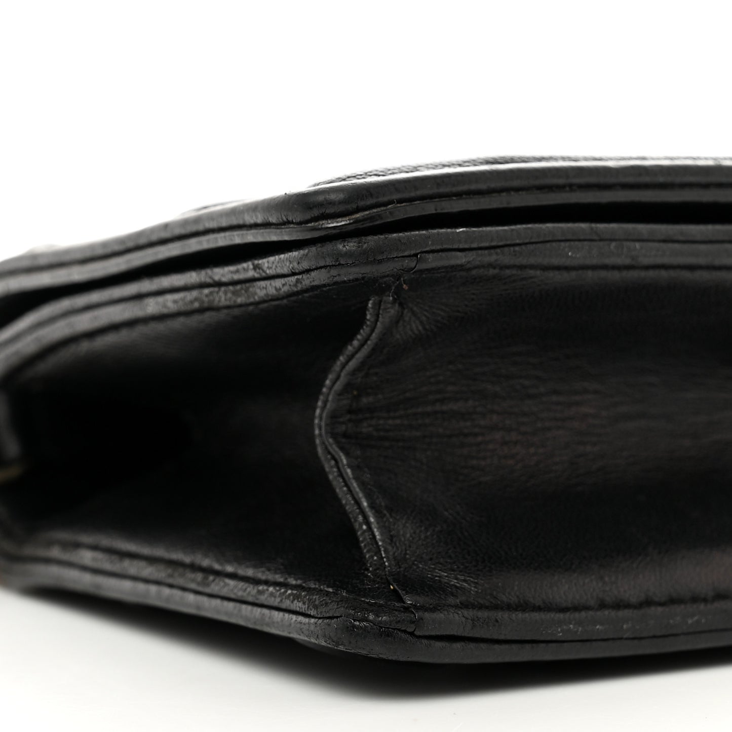 Lambskin Baby Diorama Flap Bag Black