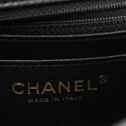 Chanel Lambskin Quilted Mini Rectangular Flap Black 6 of 10