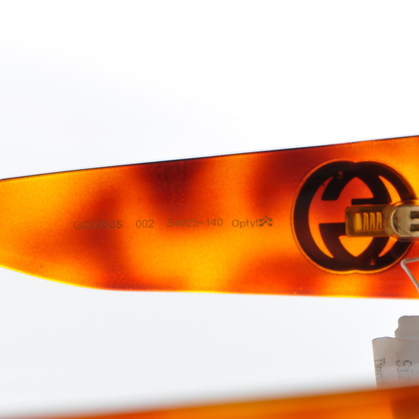 Acetate Square Frame Sunglasses GG 0053S Havana