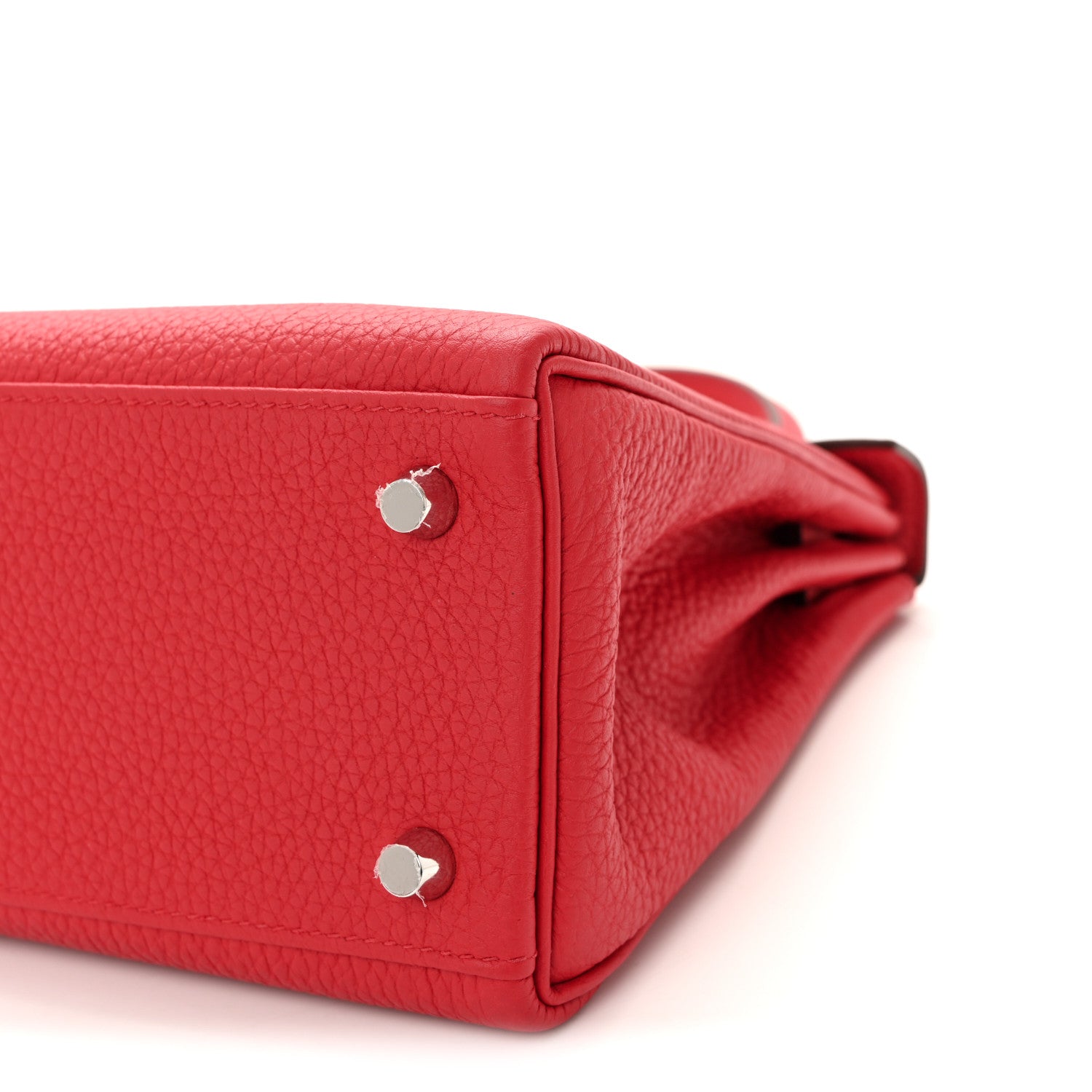 Hermes Togo Kelly Retourne 25 Rouge de Coeur 10 of 13