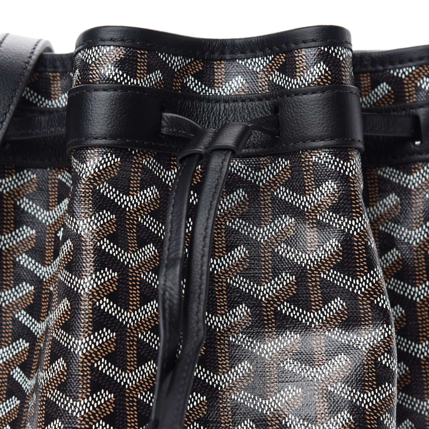 Goyard Goyardine Petit Flot Bucket Bag PM Black 8 of 8