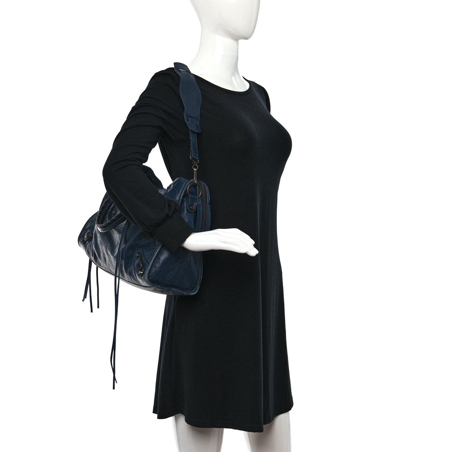Balenciaga Agneau Classic Hardware City Bleu Obscur 2 of 12