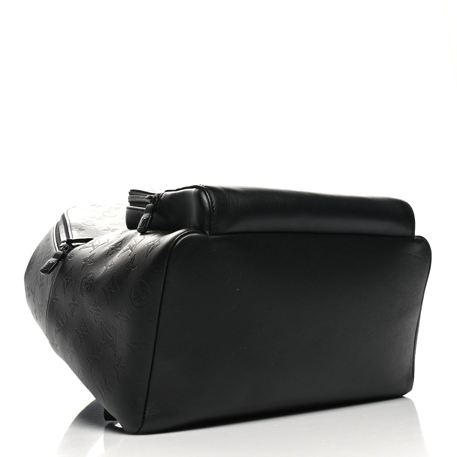 Louis Vuitton Calfskin Monogram Shadow Racer Backpack Black 4 of 9