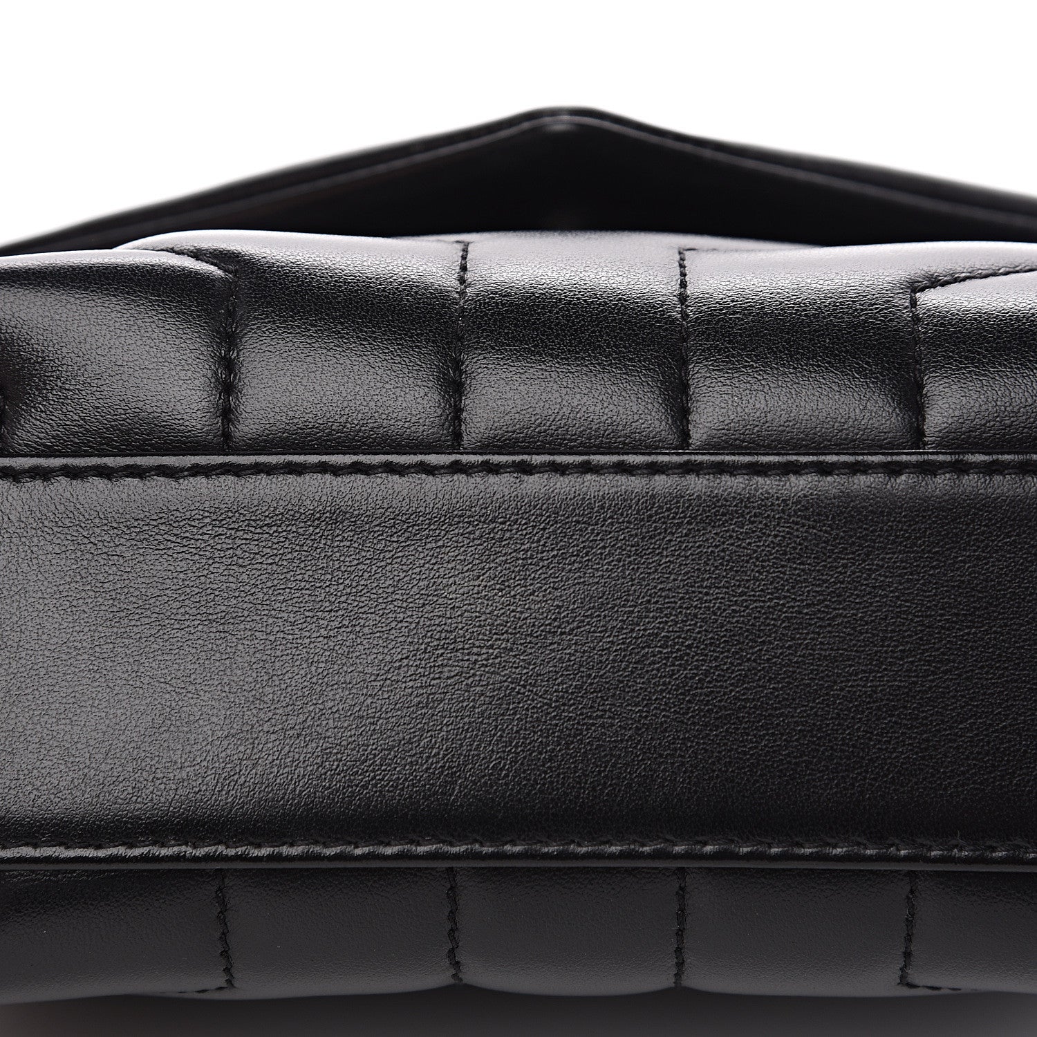 Saint Laurent Calfskin Y Quilted Monogram Toy Loulou Crossbody Bag Black 9 of 10