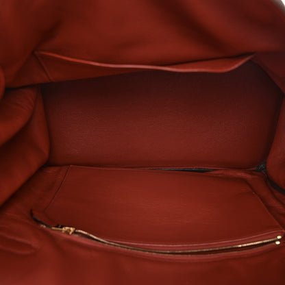 Hermes Taurillon Clemence Birkin 35 Brique 5 of 12