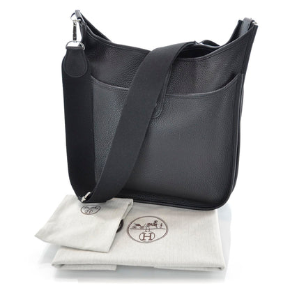 Hermes Taurillon Clemence Evelyne III GM Black 3 of 10